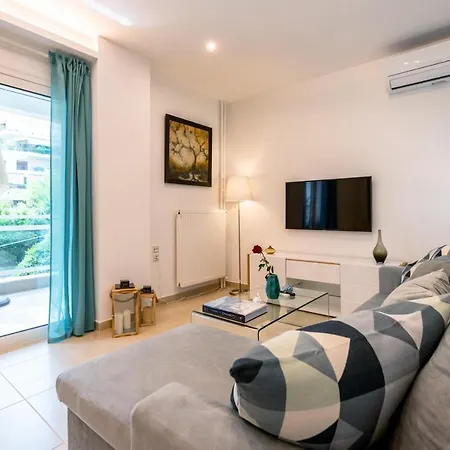Apartment Lux 1-bedroom Apartement Next To The Sea In Voula